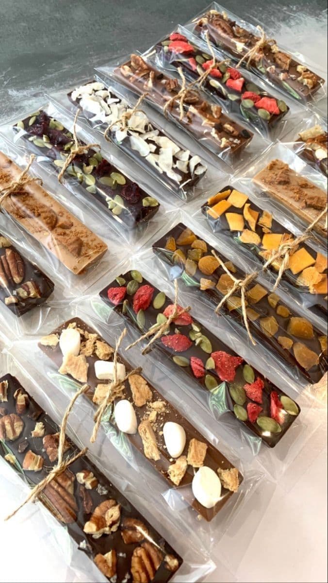 Barras de chocolate